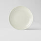 Dinner Plate Organic Shape 23cm Kanso Soft White Glaze