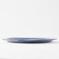 Plate Organic Flat 25.5cm Sapphire Blue Glaze