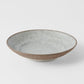 Pasta Bowl Flat 23cm Crazed Grey Glaze