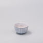 Tea Cup Ridged 150ml Speckled White