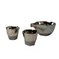 Sake Set Faceted Ink Glaze