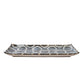 Sashimi Plate 27cm Brush Blue Ring Glaze