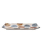 Sashimi Plate 27cm Brush Blue Spot Glaze