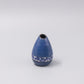 Vase Pinecone 10H Indigo Yuzen