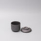 Cup Chawanmushi 170ml Matt Black Stripe Glaze