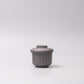 Cup Chawanmushi 170ml Matt Black Stripe Glaze