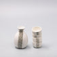 Sake Set for Four 330ml White Abacus Glaze