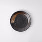 Plate Flat 18cm Brushstroke Black Glaze