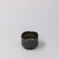 Sake Cup Moss Black Glaze