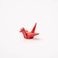 Chopstick Rest Origami Crane Red