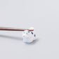 Chopstick Rest Shiba Dog White Navy