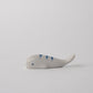 Chopstick Rest Blue Stripe Whale