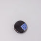 Chopstick Rest Round Black & Blue Hishi