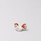 Chopstick Rest White and Red Rooster
