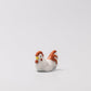 Chopstick Rest White and Red Rooster