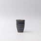Sushi Mug 300ml Bright Blue Spiral On Black Design