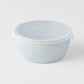 Bowl with Lid 13cm Steel Grey Glaze