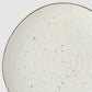Dinner Plate Organic Shape 23cm Fleck Glaze