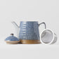 Teapot 400ml Wavy Line Design