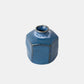 Vase Small Blue Hexagon