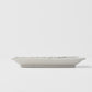Sushi Plate 22cm Grey Net Design