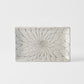 Sushi Plate 22cm Grey Net Design