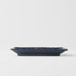 Sushi Plate 22cm Deep Blue Net Design