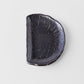 Plate D Shaped 21cm Charcoal Net Design