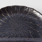 Plate D Shaped 21cm Charcoal Net Design