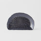 Plate D Shaped 21cm Charcoal Net Design