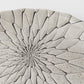 Plate D Shaped 21cm Grey Net Design