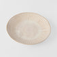 Plate 25cm Ridged Alabaster Glaze