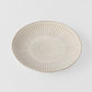 Dinner Plate 23cm Ridged Alabaster Glaze