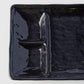 Dumpling Plate 21cm Black Glaze