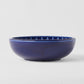 Bowl Thick Edge 24cm Indigo Drip Glaze