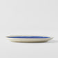 Plate Oval 22cm Ocean Blue Glaze