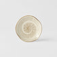 Plate Organic 13cm Spiral Sand Glaze