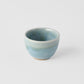 Sake Cup 30ml Crazed Blue Glaze