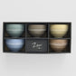 Bowl Set 5pcs 250ml Pastel Glazes