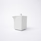 Soy Pot Squared 150ml Textured White Glaze