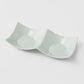 Two Section Sauce Dish Spearmint Glaze