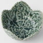Sauce Dish Leaf 7.5cm Green Glaze