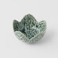 Sauce Dish Leaf 7.5cm Green Glaze