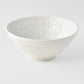 Udon Bowl 19.5cm White Star Glaze