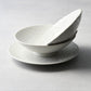 Udon Bowl 19.5cm White Star Glaze
