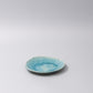 Plate Oval 15cm Crackle Turquoise Glaze