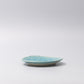 Plate Oval 15cm Crackle Turquoise Glaze