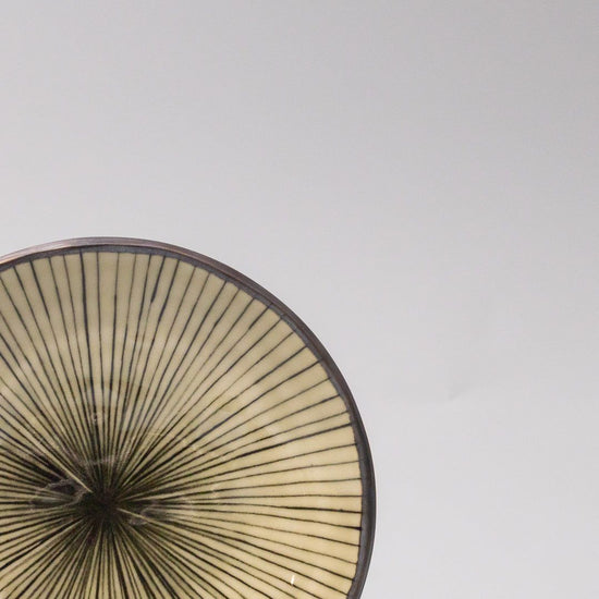 Saucer 13.5cm Green Converging Line Glaze