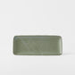 Plate Rectangular 29cm Green Fade Glaze