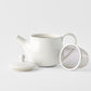 Teapot 400ml Matte White Glaze